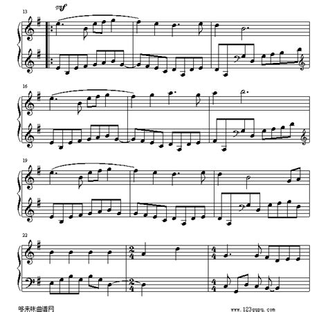 太空战士10开场曲 最终幻想10 钢琴谱 五线谱
