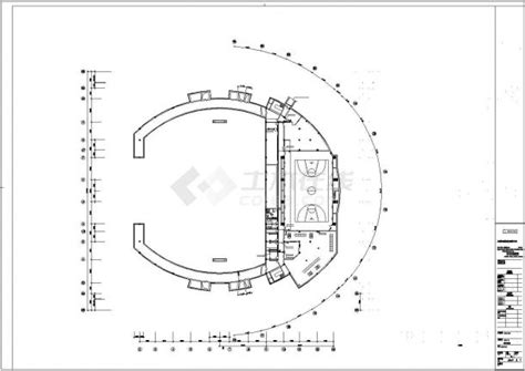 绵阳市某体育馆网综合布线施工图（含设计说明）_综合布线_土木在线