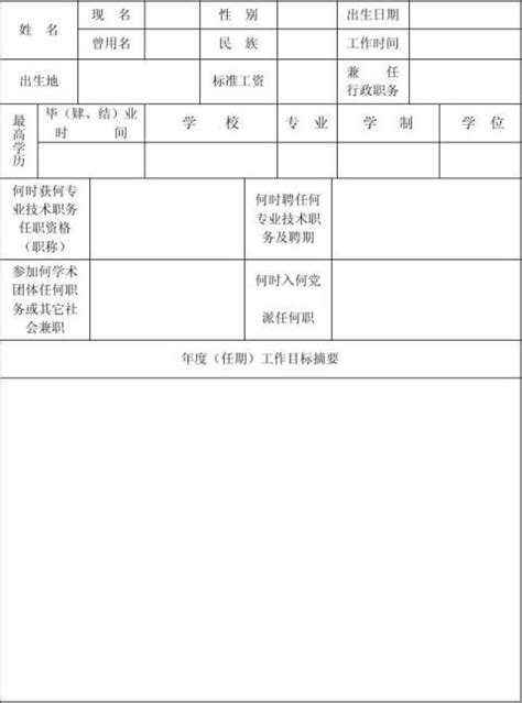 蚌埠市事业单位工作人员年度考核登记表 - 范文118