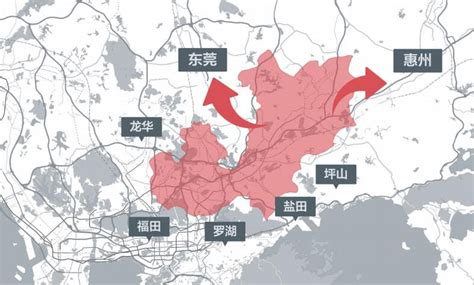 深圳龙岗区地图（点击图片可放大）