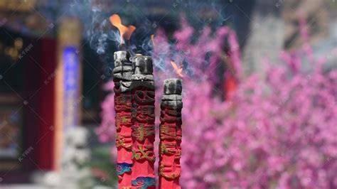 寺庙的香火高清图片下载_红动中国