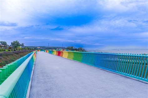 华埠彩虹桥真的变彩了--开化新闻网