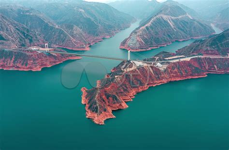 刘家峡库区洮河与黄河交汇处，又名双龙会 - 中国国家地理最美观景拍摄点