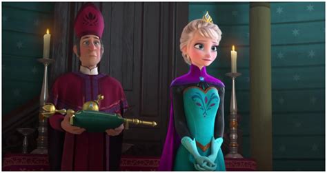 《冰雪奇缘2》书签预告图片！艾莎女王、安娜公主、雪宝