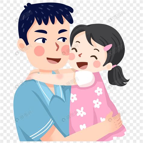 爸爸抱抱表情包图片