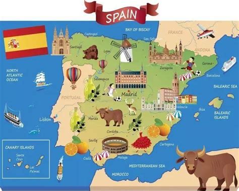 西班牙地图 - 西班牙卫星地图 - 西班牙高清航拍地图