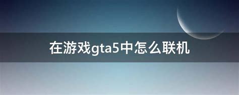 gta5(怎么联机(侠盗猎车gta5怎么联机)-参考网