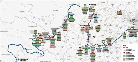 黄河地图路线全图图片