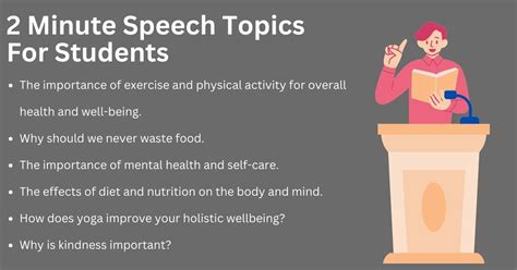 2 Minute Speech Topics & Ideas 2023