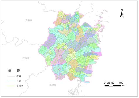 浙江省行政区划图图片
