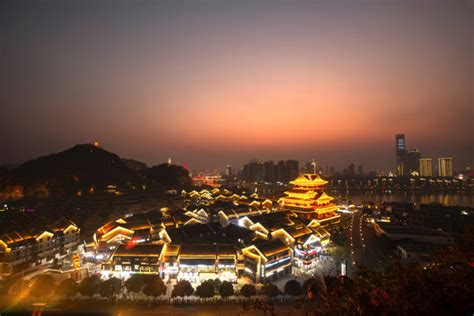 柳州龙城阁夜景,国内旅游景点,旅游景点,摄影素材,汇图网www.huitu.com