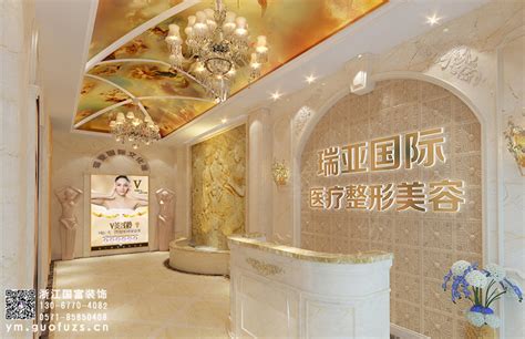 杭州整形医疗美容中心装修设计效果图-设计案例-浙江国富装饰