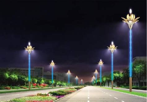 湖南张家界慈利县8米10米玉兰灯景观照明专业生产厂家报价-一步电子网