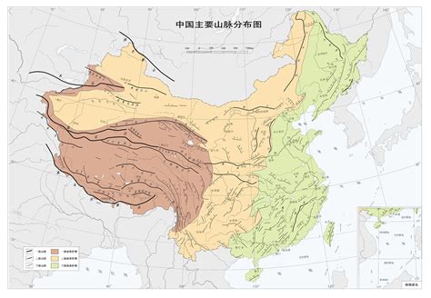 一张地图，详看我国山脉分布|青藏高原|界线|分界线_新浪新闻