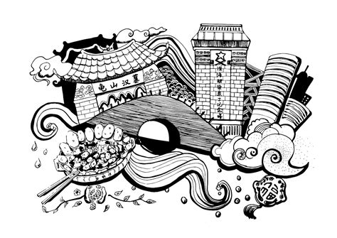 中国·徐州·城市系列文创——衢望插图|插画|商业插画|文创大先生 - 原创作品 - 站酷 (ZCOOL)