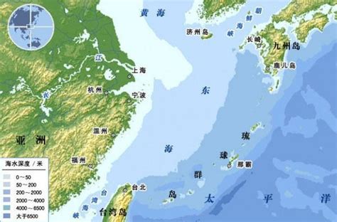 渤海、黄海、东海、南海四个海之间的界线分别在哪里