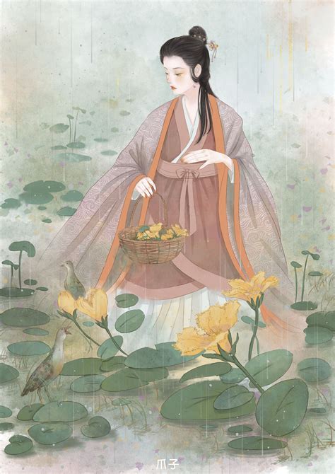美人画卷图片