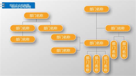 科技线条感简约组织人员架构表公司专用PPT模板-PPT鱼模板网