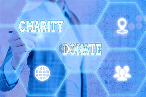概念手写显示慈善捐赠个人向非营利组织赠送的高清图片下载-正版图片504564469-摄图网