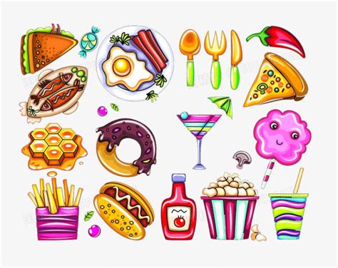 Q版食物萌图图片