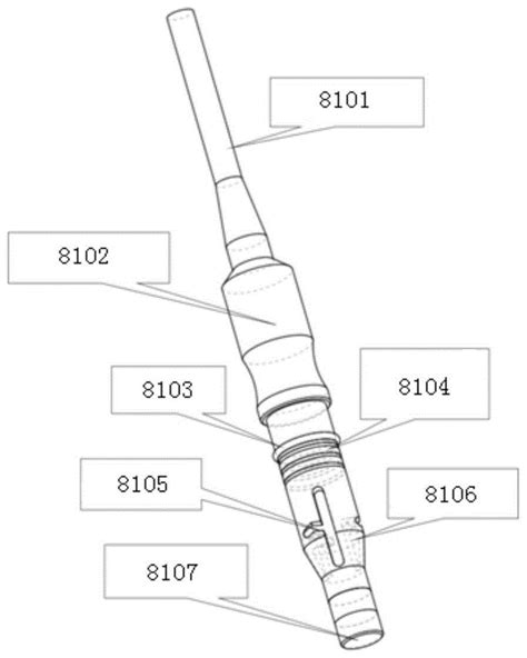 QBH标准光纤激光光缆与激光加工头的连接机构的制作方法