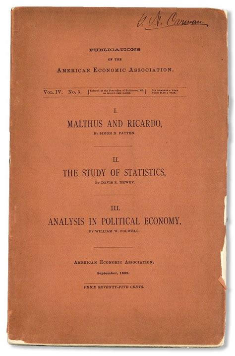 Publications of the American Economic Association, Vol. IV, no. 5 ...