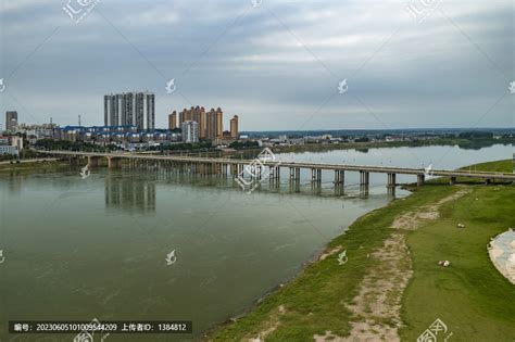 松滋新江口大桥航拍,路桥建筑,建筑摄影,摄影素材,汇图网www.huitu.com