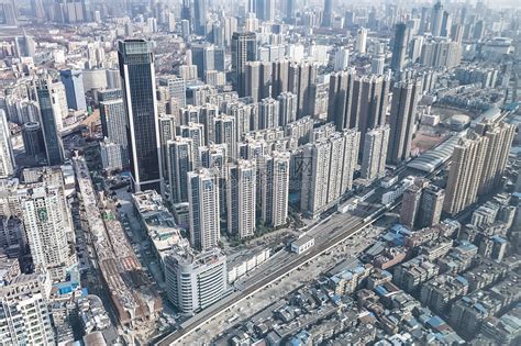 武汉城市建筑楼群高清图片下载-正版图片500815110-摄图网