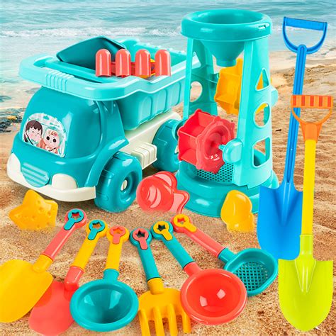 儿童决明子玩具沙池套装室内沙滩玩具纳米沙宝宝挖沙玩沙子围栏池_虎窝淘