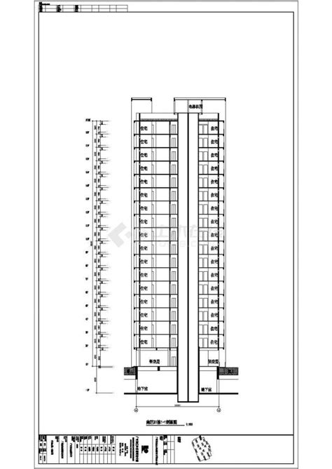 广州亚运城18层住宅建筑设计施工图_住宅小区_土木在线