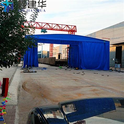 安庆望江抗台风两厂房电动伸缩雨棚厂家|价格|厂家|多少钱-全球塑胶网