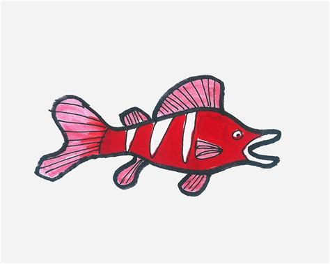 8岁简笔画教程 色彩热带鱼怎么画简单又好看 - 有点网 - 好手艺