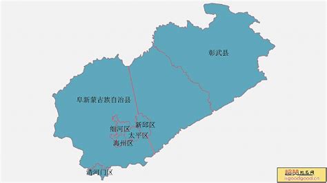 辽宁省阜新市旅游地图 - 阜新市地图 - 地理教师网