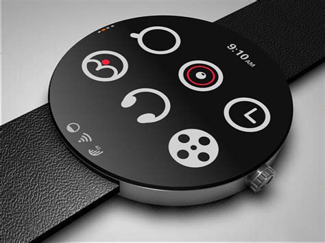 智能手表UI界面设计 — 圆 | 设计达人