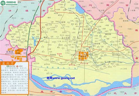 孟州地图|孟州地图全图高清版大图片|旅途风景图片网|www.visacits.com