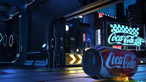 广告3D海报设计拆解可口可乐科技C4D科幻_Evn设计-站酷ZCOOL