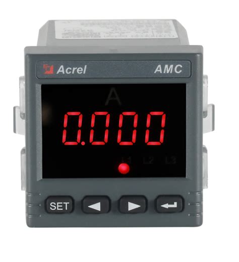 安科瑞智能电表多功能AMC72-AI3 AMC72-AV3交流三相电流表电压表-阿里巴巴