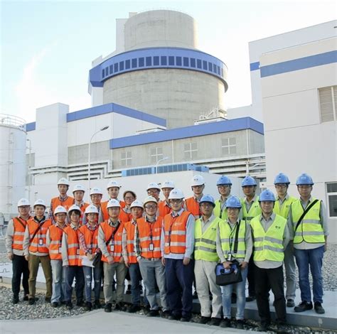 我公司技术人员赴山东海阳核电核岛AP1000/CA04顶法兰现场机加工－浙江巨龙自动化设备有限公司