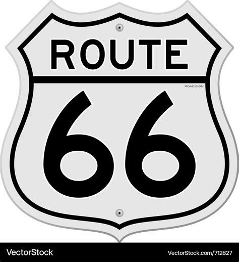 Logo u.s. Route 66 marca de gráficos de red portátil, señales de ...