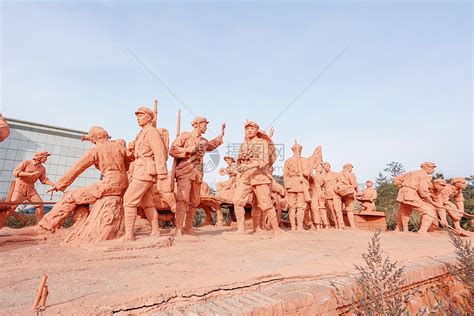 红军长征中的战士雕塑,雕塑艺术,文化艺术,摄影,汇图网www.huitu.com