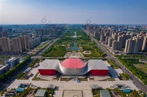 河南许昌城市风光建筑航拍摄影图-包图企业站