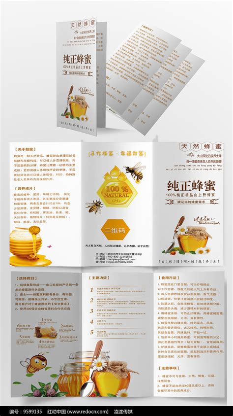 蜂蜜介绍清新美食PPT模板-515PPT