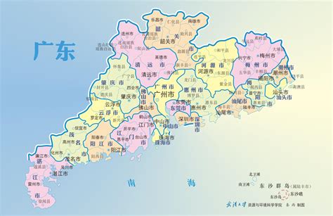 广东省地图下载-广东省地图全图高清版下载v2017 无水印版-当易网