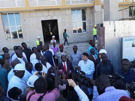 南苏丹副总统瓦尼视察我援南朱巴教学医院改扩建项目