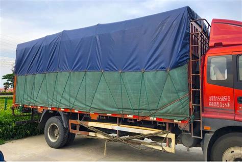 高栏货车汽车篷布帆布油布超轻4.2米6.8米雨布9.6米防水车用耐磨_虎窝淘