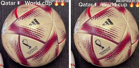 卡塔尔世界杯决赛用球谍照曝光，取名“梦想”&采用金+红配色|卡塔尔世界杯|足球_新浪新闻