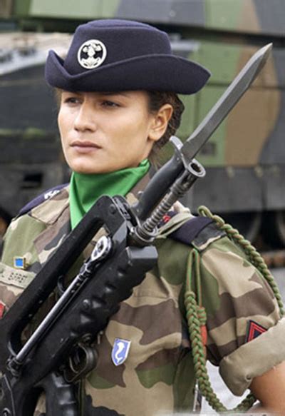 欧洲颜值第一的法国女兵