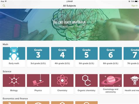 可汗学院更新APP，增加互动性练习、手写识别和个性化学习功能-36氪企服点评