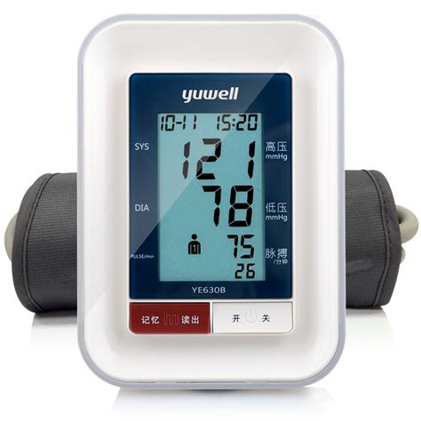 鱼跃电子血压计YE655D臂式血压计全自动语音家用智能血压测量仪-阿里巴巴