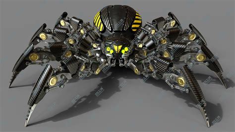 机械蜘蛛-3D打印模型下载-3D工场 3Dworks.cn